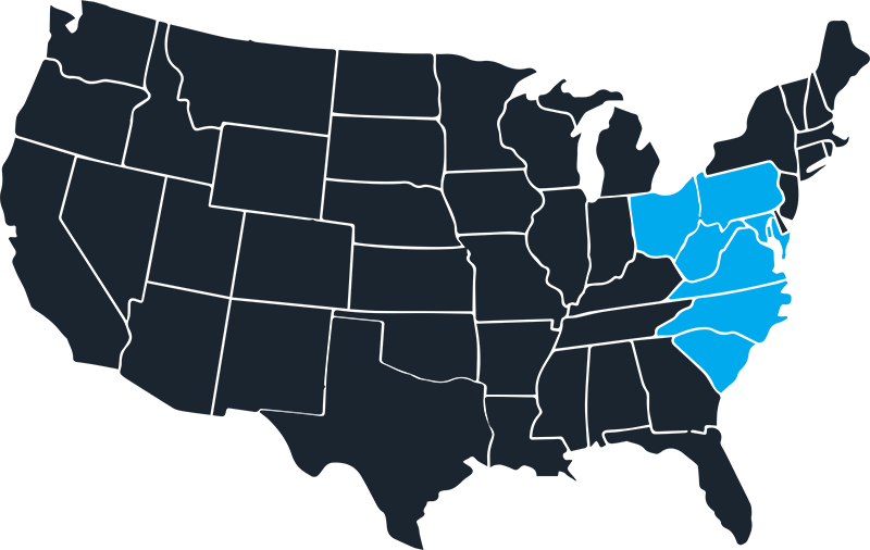 Colored-USA-Map